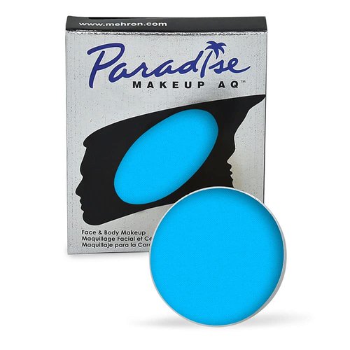 Mehron Paradise FX Neon UV Glow Face and Body Paint | Professional Water Activated Black Light Reactive Paint | Raves & Halloween FX | Refill .25 oz (7 g) (Dark Matter – Neon Clear/Blue UV)