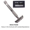 Parker Safety Razor, Model 60R Safety Razor and 5 Parker Platinum Razor Blades