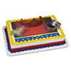 DecoPac 7222, Wonder Woman Strength and Power Cake Toppers, 3", count of 4