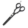 Kutting Edge - Hair Scissors Professional Hair Cutting Scissors Kit Thinning Shears - Hairdressing Scissors Set - Stainless Steel Barber Black Scissors 6.0”