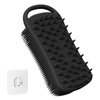 TOPHOME Non-Scratch Silicone Sponges Food-Grade Cleaning Brush, Dish Washing Kitchen Scrubber Sponges for Tableware, Vegetable Fruits, Pot Pan Dish Bowl, Washing Hands, Shower Body Scrubber (Black)