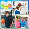 Honoson 48 Pcs Basketball Party Favors 24 Pcs Mini Basketball Games and 24 Pcs Sports Basketball Pens Basketball Hoop Pens Basketball Toys Basketball Shooting Games for Desktop Table Decorations