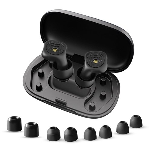 Ear Plugs for Sleeping - 50dB Effective Noise Reduction, Eco-Friendly & Washable Reusable Ear Plugs with 3 Styles Tips, Ultra Soft for Focus, Travel, Snoring & Work