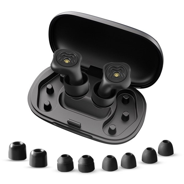 Ear Plugs for Sleeping - 50dB Effective Noise Reduction, Eco-Friendly & Washable Reusable Ear Plugs with 3 Styles Tips, Ultra Soft for Focus, Travel, Snoring & Work