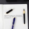 Zalantan Fountain Pen,luxury pens,Fine point smooth writing pens for journaling fancy pens with Gift Case 10 black ink cartridges an ink converte nice pens metal pen writer gifts（Black）