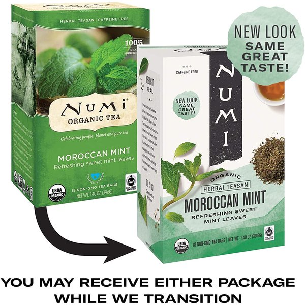 Numi Teas Organic Teas and Teasans, Moroccan Mint