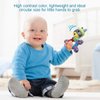 HAHA Baby Teething Rattle Toys, Infant Girl Boy Learning Toy Newborn Soft Handbell Grab Shaker Crinkle Squeaky Sensory Travel Accessories for 0 3 6 9 12 Months Old
