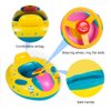 Jellydog Toy Baby Swimming Float, Baby Pool Float with Canopy, Inflatable Infant Pool Swimming Boat with Sunshade, Babies Swimming Float, Baby Pool Toy