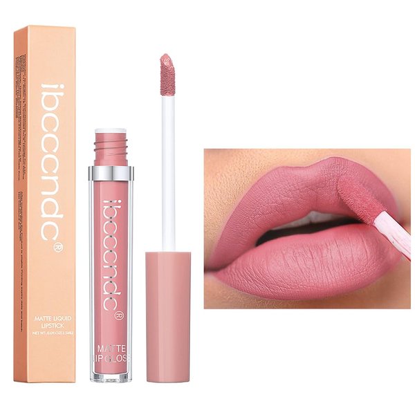 MYUANGO Matte Liquid Lipstick, Ultra-Intense Pigmented Creamy Formula, Long Lasting, Lightweight, Transfer & Water Resistant Lipstick (07)