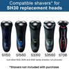 SH30 Replacement Heads for Philips Norelco Series 3000, 2000, 1000 Shavers and S738 Click and Style, Closecut SH30 Shaving Heads, Razor Blades for S1560