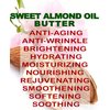 Botanical Beauty SWEET ALMOND OIL BUTTER Pure Natural Virgin Unrefined RAW 16 Fl. Oz.- 480 ml for FACE, SKIN, BODY, DAMAGED HAIR, NAILS.