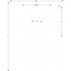 CD/DVD Labels from Blank Labels - Memorex Large Core Compatible - Permanent White Matte - Inkjet and Laser Guaranteed - Easy to Peel - Made in USA - 1000 Sheets - 2000 Disc Labels