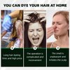 Black Hair Dye Shampoo 3 in 1 champu para canas for Gray Hair Coverage Hair Color Shampoo for Women and Men Instant Herbal Ingredients Long Lasting 500ML