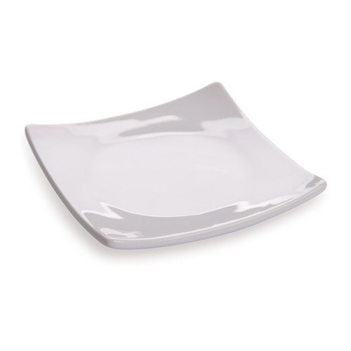 Restaurantware 3 Inch Square Mini Plates 10 Square Small White Plates For Appetizers - Microwave-Safe Oven-Safe White Porcelain Square White Appetizer Plates Chip-Resistant For Appetizers Or Desserts