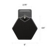 Tooletries - Body Scrubber & Storage Hook - 100% Silicone Scrubber for Deep Cleaning & Exfoliating Your Skin - Long Lasting Easy to Clean - Charcoal