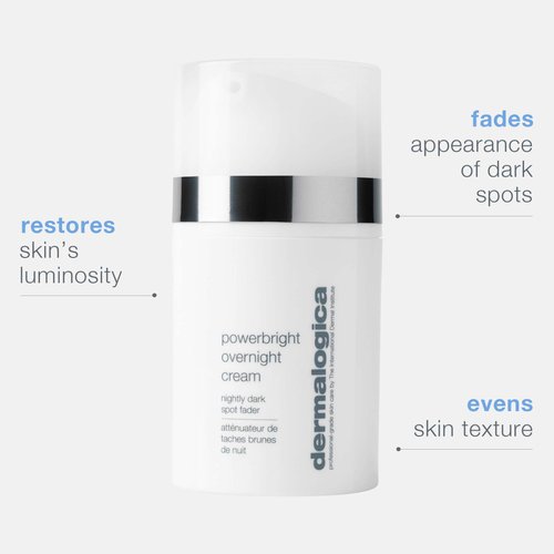 Dermalogica PowerBright Overnight Cream, Face Moisturizer for Night Time, Restore Skin and Fade Dark Spot, 1.7 fl oz