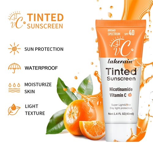 Restore Tint-ed-Face Sunscreen SPF 40丨Hydrating Sunscreen for Face with Vitamin C丨Facial Sunscreen Moisturizing Lightweight, No Sticky Travel Size Long Lasting Protection Face and All Body 1.4 Fl Oz