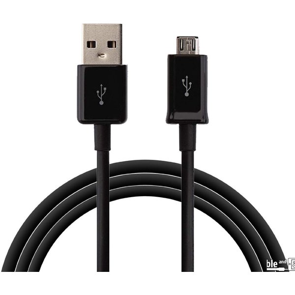 Full Power 5A Charging MicroUSB Works with Sony E6853 2.0 Data Cable's Dual Chipset Charges at Rapid Speeds Easily! (Black)