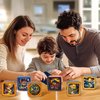 WOODBESTS Wooden Puzzles 3D Nightlight(Long River Moonlight) DIY Wooden Puzzles for Adults-3D Wooden Puzzle Night Light for Seniors-Exquisite Desk Decor for DIY Puzzle Lovers