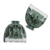 2pcs New Replacement Trimmer Blades for Meridian Trimmer,Hygienic Ceramic Hair Replacement Blades for Meridian Body Trimmer (Onyx & Sage),Green