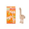 Eco-Bricks 3 in 1 Builds Africa - Earth-Friendly Kids Building Blocks - Create 3 Different Animals, Camel, Elephant, Ostrich