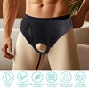 GRLEAYIE Hernia Belts for Men Inguinal, Groin Brace Hernia Support for Bilateral Hernia, Groin Hernia Truss for Groin Pain Relief, Medical Hernia Guard with 4 Compression Pads, Adjustable Waist Guard - S