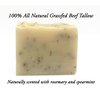 HUNTER CATTLE CO. EST'D 2004 HC Meadow Bloom Tallow Bar Soap - Rosemary & Spearmint 2 Pack - Made with All Natural 100% Grass Fed Tallow Handmade Soap Bar - Great for Face or Body Soap