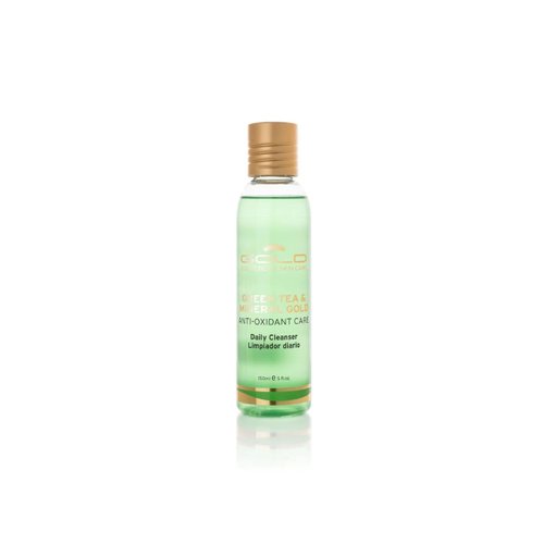 Gold Cosmetics & Skin Care Green Tea & Mineral Gold Daily Cleanser, Skincare, with Citric Acid, For Glowing Skin (Daily Cleanser, 150 ml)