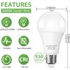 Prosperbiz 150-200W Equivalent 23W LED Bulb, A21 LED Super Bright Light Bulb, 2500 Lumens, Daylight White 5000K for Home, Office, Store, Garage, Warehouse, Garden, Commercial Lighting