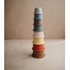 mushie Stacking Cups Toy | Made in Denmark (Retro)
