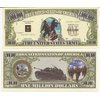 50 US Army Commemorative Million Dollar Bills with Bonus “Thanks a Million” Gift Card Set