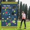 Science Toss Games Banner Backdrop Chemistry Toss that Molecule Theme Decor Decorations for School Science Laboratory Lab Science Classroom Boy Girl Kid Birthday Party Supplies Favors Background