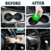 SINGARO Car Cleaning Kit, Universal Car Interior Cleaning Gel and Detailing Brush, Car Putty with 2 Soft Brush Accessories, Car Slime and Dust Brush, Cleaner Gifts for Men Women