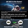 UANTIN DisplayPort to Dual HDMI Adapter | 4K 60Hz DP Source to HDMI Splitter Extended Display Adapter for Dual Monitors,Display Port Converter for NVIDIA, AMD Graphics Card