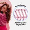 Wet Brush Go Green Speed Dry Hair Brush, Pink - Vented Design & Ultra Soft HeatFlex Bristles - Ergonomic Handle Manages Tangle & Uncontrollable Hair - Pain-Free Hair Accessories