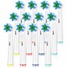 Replacement Brush Heads Fit for Braun Oral b, Compatible with Oral-B Pro 1000/2000/3000/5000/6000 Smart and Genius Electric Toothbrush, 12 Pcs