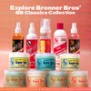 Bronner Brothers Double Strength Super Gro - Hair Treatment for Dry Itchy Scalp with Vitamin E, A & D, Coconut Oil, Sage - Nourishes Damaged Hair, Reduces Split Ends & Breakage, Intense Moisture - 6oz