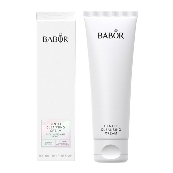 BABOR Gentle Cleansing Cream for Dry and Sensitive Skin, Especially Mild, Skin-friendly and Creamy Cleansing Lotion, Vegan Formula, Gentle Cleansing Milk