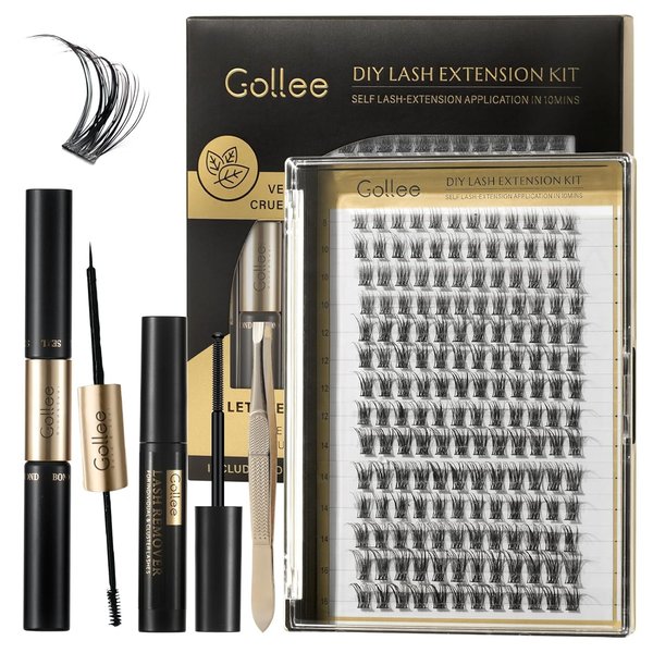 Lash Clusters Kit 280pcs 40D D Curl Individual Lashes