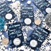 DISTINCTIVS Winter Holiday Party Games – 30 Player Scratch Off Cards – Winter Wonderland Baby Shower Party Activity and Icebreaker