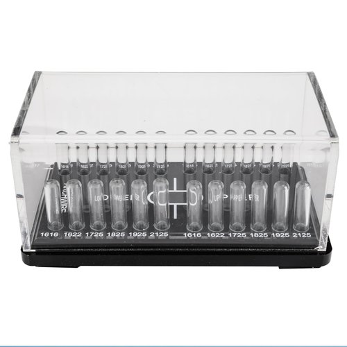 ANNWAH Dental Acrylic Archwire Organizer-Orthodontic Wire Box with Lid for Dental Clinic Arrange and Store Orthodontic Arch Wires Use(Square)