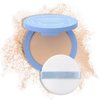 CAHIUYOA Oil Control Matte Face Pressed Powder Smooth Flawless Pressed Setting Powder Foundation Makeup Portable Pressed Powder Cosmetics - 03 Dark Skin Tone