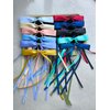 SINNKY 12 PCS Hair Bows for Women, Hair Ribbon with Long Tail Riboon Hair Clips for Women Girls, Hair Barrettes with Bow Accessorie Clips