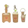 Iced Coffee Hand Sanitizer Holder and/or Lip Balm Holder and/or Key Fob