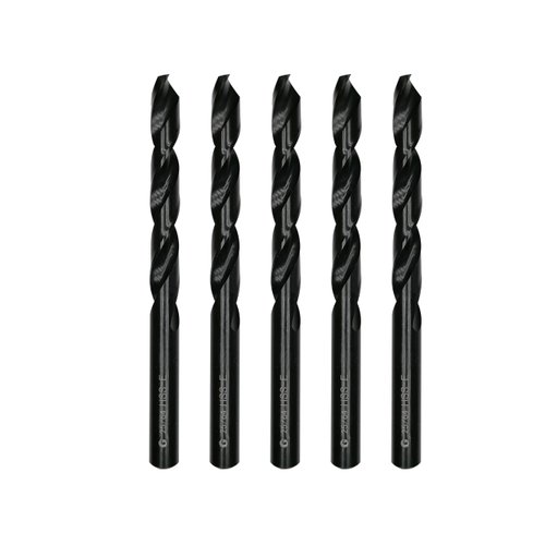 DelitonGude 25/64 inch HSS M35 Cobalt Twist Drill Bits,High Speed Steel,Pack of 5,Suitable for Steels,Cast Iron,Stainless Steels and Other hardMetals(25/64inch)