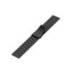 22MM Metal Watch Band Compatible with Amazfit GTR 4/GTR 3/GTR 3 Pro/Bip 5/GTR 2 Bands for Women Men Mesh Stainless Steel Replacement Band Bracelet Straps Wristband Smartwatch Accessory (Black&Silver)