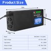 BTCETHBNB 60V20AH Lead Acid Battery Charger Input AC110V-220V Auto Shut Off 3 Holes Plug