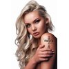 Dopetattoo 6 Sheets Temporary Tattoos Cross Grace Amazing Temporary tattoo Neck Arm Chest