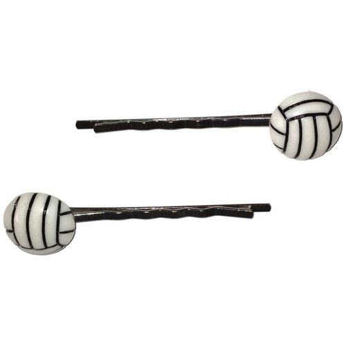 VOLLEYBALL Sport Handmade Bobby PIn Hair clips - Set of 2