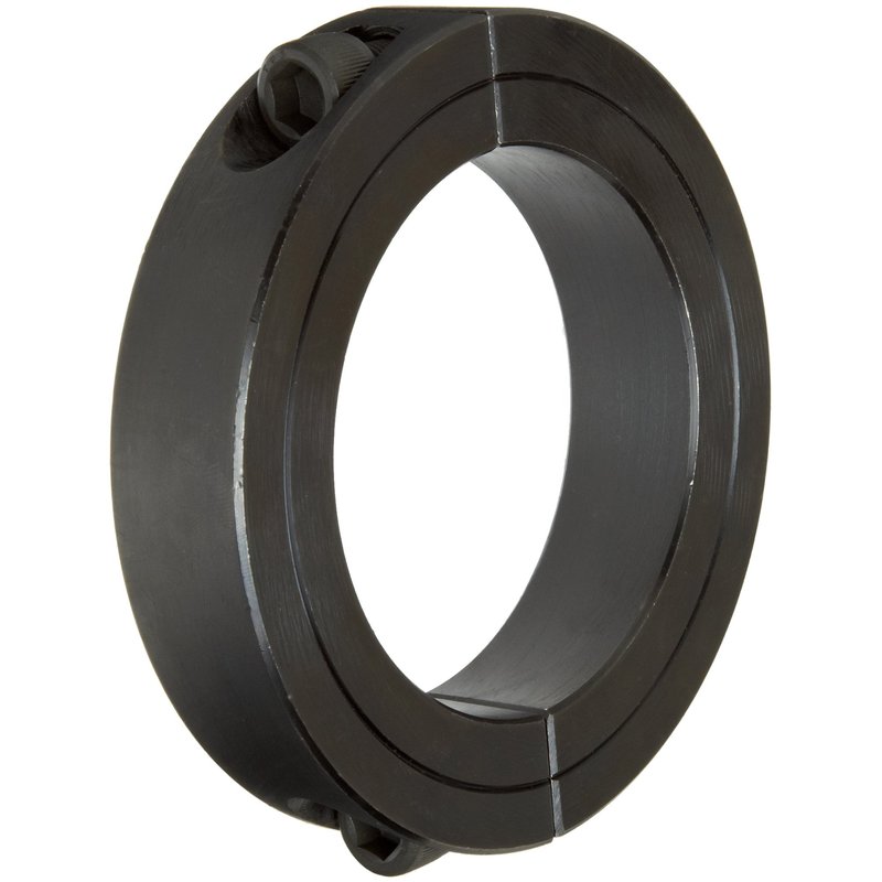 Climax Metal 2C-212 Steel Two-Piece Clamping Collar, Black Oxide ...